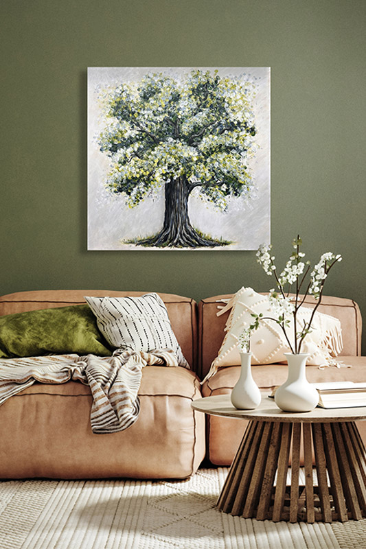 Wedding thumbprint tree - golden hour live art