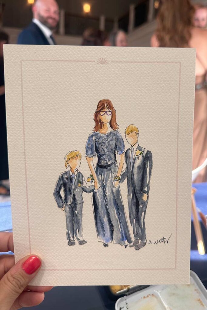 Golden hour timeless keepsake - golden hour live art
